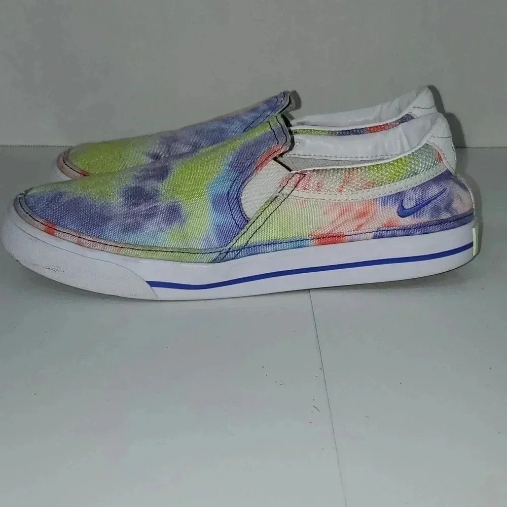 Nike Court Legacy Tie Dye Slip On Shoes Women's Size 8.5 - Picture 4 of 15